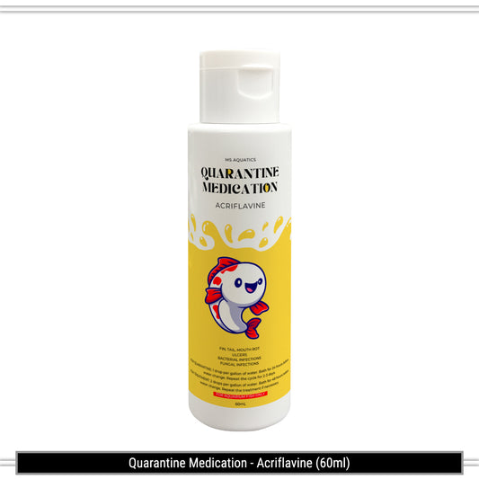 Quarantine Medication Acriflavine Anti-septic Bath for Fish 60mL