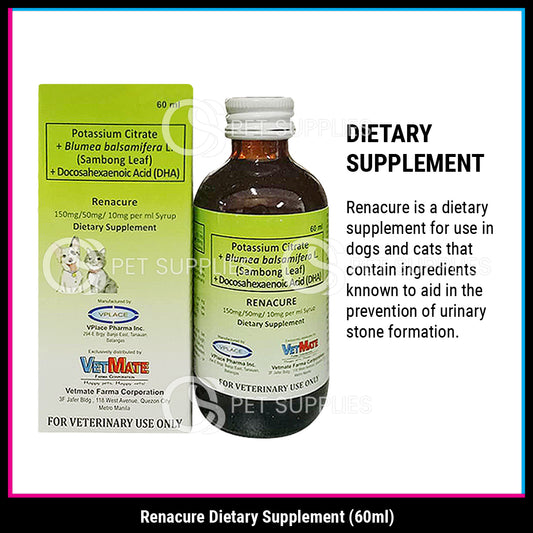 Renacure  Dietary Supplement  For Dogs and Cats 60mL