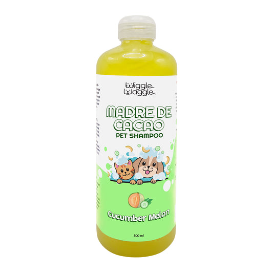 Wiggle Waggle Madre de Cacao Pet Shampoo Cucumber Melon (500mL)